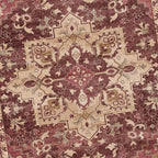 Vintage rug - Sage Medallion Red