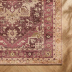Vintage rug - Sage Medallion Red