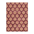 Vintagematta - Sage Pattern Röd