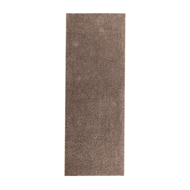 Högpälsad Gångmatta - Solid Taupe