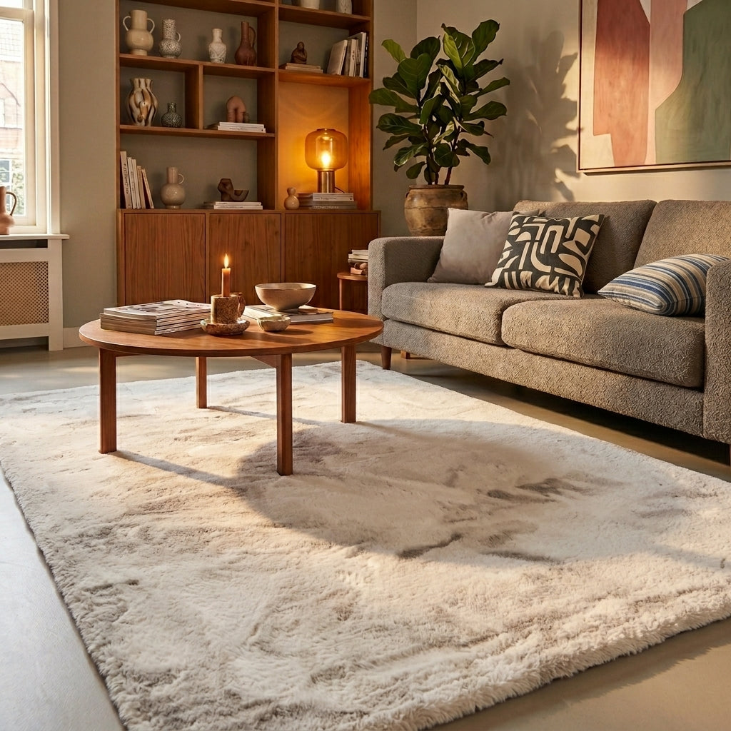 Soft High Pile Rug - Comfy Supreme White