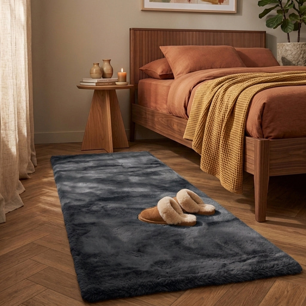 Fluffig löpare | Comfy Supreme antracit hos Volero